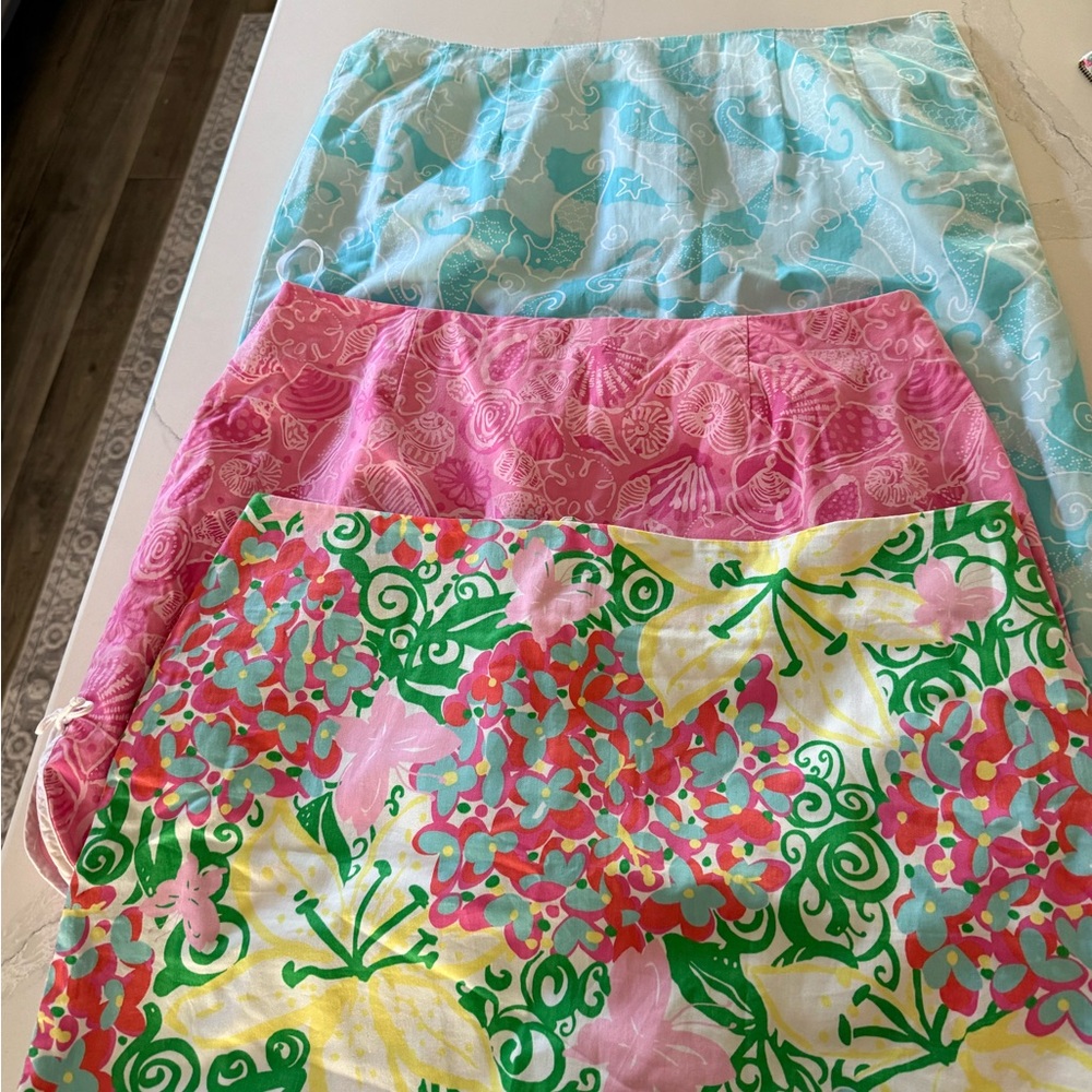 Lilly Pulitzer Pink Mini Skirt Resort Essential